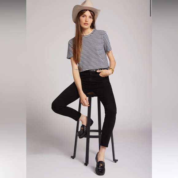 Current/Elliott Denim - $184 Current / Elliot The High Waist Stiletto in Jet Black size 30 REVOLVE